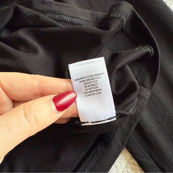 NWT - Mika Jaymes - Modal Hoodie - Black - Picture 7 of 10